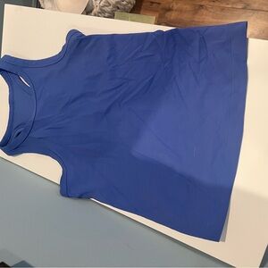 Blue Sleeveless Tank Top